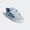 Klettschuh ADIDAS SPORTSWEAR "VS PACE 2.0 KIDS", Gr. 34, halo blau, bright royal, cloud weiß, Synthetik, Textil, sportlich, Schuhe