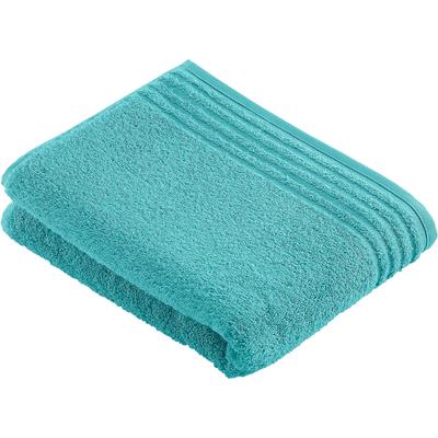 Badetuch VOSSEN "Vienna Style Supersoft", blau (light azure), B:67cm L:140cm, Walkfrottee, Baumwolle, Handtücher (Packung), Supersoft Baumwolle Image