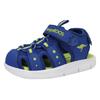 Sandale KANGAROOS "K-Mini", Gr. 24, blau (navy, lime), Synthetik, Textil, sportlich, Schuhe