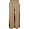 Bequeme Jeans URBAN CLASSICS "Urban Classics Damen Ladies Modal Culotte", Damen, Gr. L, US-Größen, grün (khaki), 77% Modal, 23% Polyester, unifarben, casual, Jeans