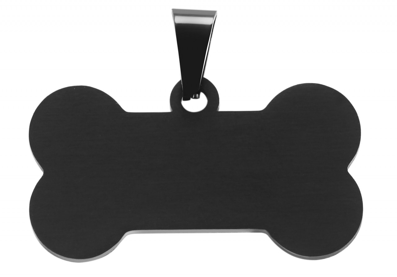 Kettenanhänger ADELIA´S "modischer Tiermotiv Anhänger aus Edelstahl", schwarz, Schmuckanhänger, Damen, Edelstahl, Kettenanhänger Image