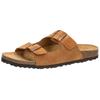 Pantolette LICO "Pantolette Alvaro", Gr. 36, braun, Leder, Schuhe
