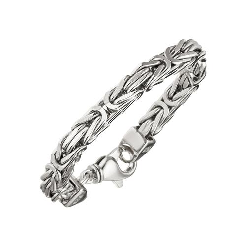 Silberarmband JOBO, silber (silber 925), Armbänder, Damen, Silber 925 (Sterlingsilber), Königsarmband 925 Silber 23 cm