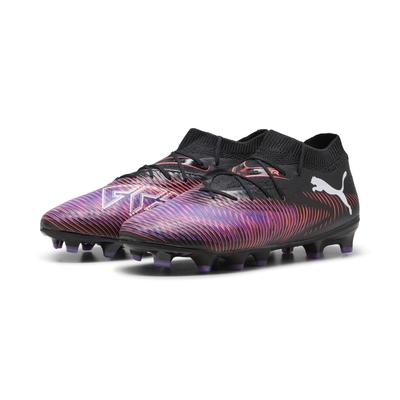 Fußballschuh PUMA "FUTURE 8 PRO FG/AG Fußballschuhe Jugendliche", Kinder, Gr. 32.5, schwarz, weiß glowing rot, Obermaterial: Textil, Synthetik; Futter: Textil, Synthetik; Innensohle: Textil; Laufsohle: Synthetik, Schuhe Image