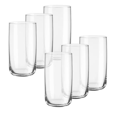 Longdrinkglas MÄSER "Iconic, Gläser-Set", transparent, B:6,5cm H:12,5cm Ø:6,5cm, Glas, Trinkgefäße, 6er Set Image
