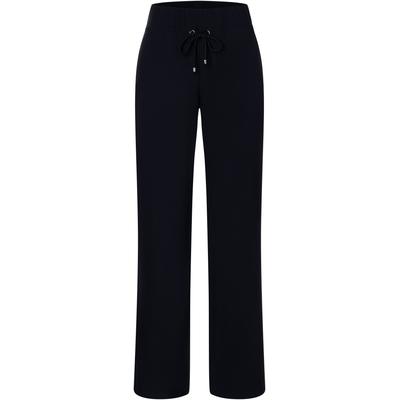 Stoffhose MAC "EASY WIDELEG", Damen, Gr. 44, Länge 34, schwarz, Web, Obermaterial: 77% Polyamid, 23% Elasthan, unifarben, casual, weit knöchellang, Hosen Image
