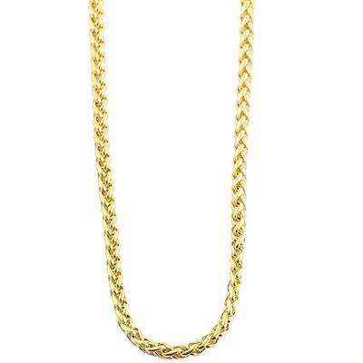 Kette ohne Anhänger ADELIA´S "Neuheit 2025 - Unisex Edelstahl Zopfkette Halskette" Gr. 40, gold, Halsketten, Damen, 40, Edelstahl Image