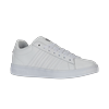 Sneaker K-SWISS "COURT TIEBREAK II", Gr. 43, weiß (weiß, weiß, weiß), Leder, sportlich, Schuhe