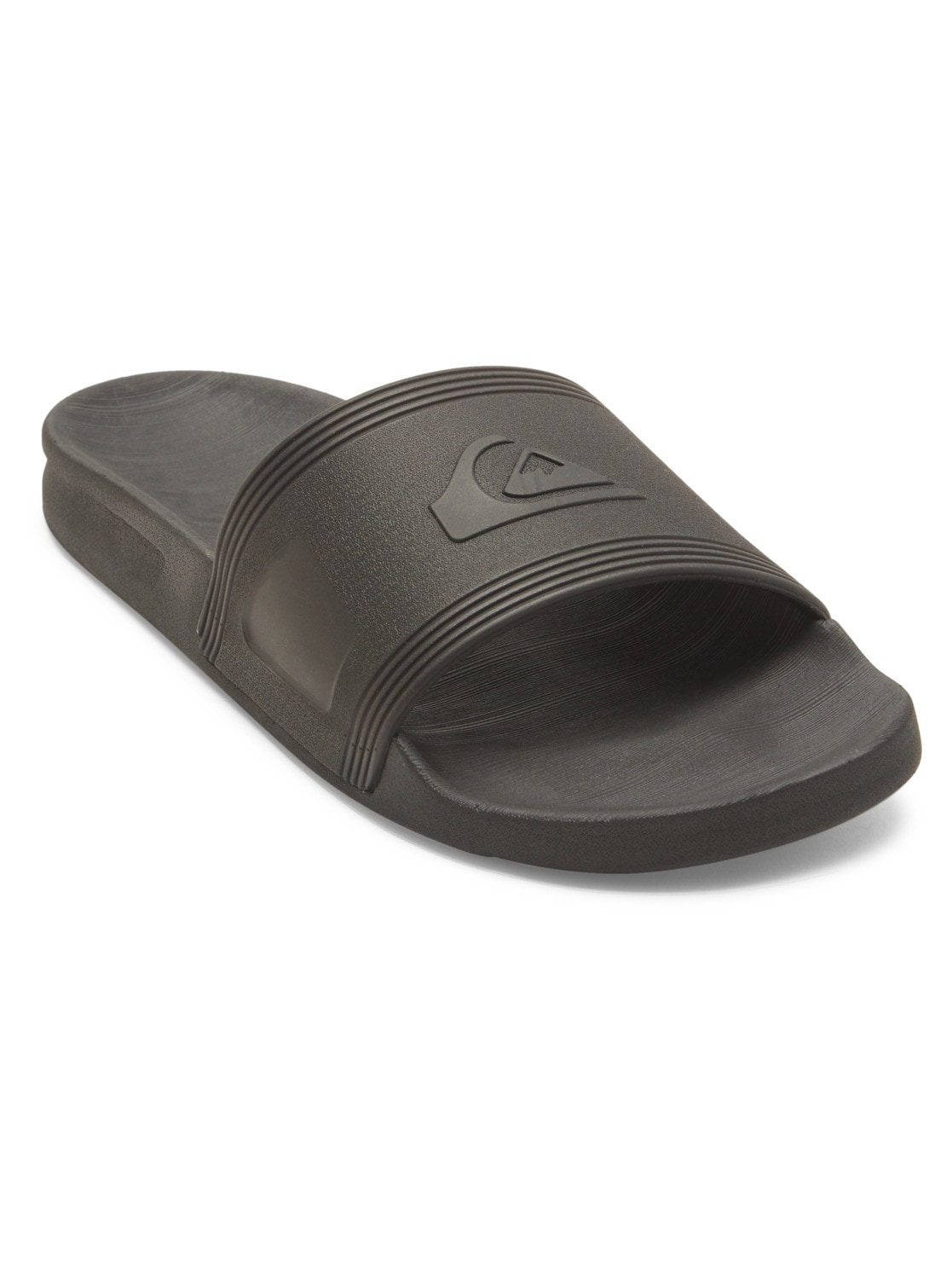 Sandale QUIKSILVER "Dockyard", Herren, Gr. 12(45), schwarz (schwarz 1), Obermaterial: Synthetikmaterial / Futter: Textil / Außensohle: EVA, Schuhe Sandale