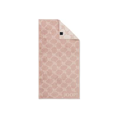 Handtuch JOOP "Handtuch Classic Cornflower 1er Pack" Gr. M, rosa (rosa (nude)), B:50cm L:100cm, Frottier, Obermaterial: 100% Baumwolle CO., Handtücher (Packung) Image