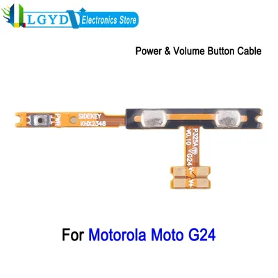 For Motorola Moto G24 Power & Volume Button Flex Cable Repair Replacement Part
