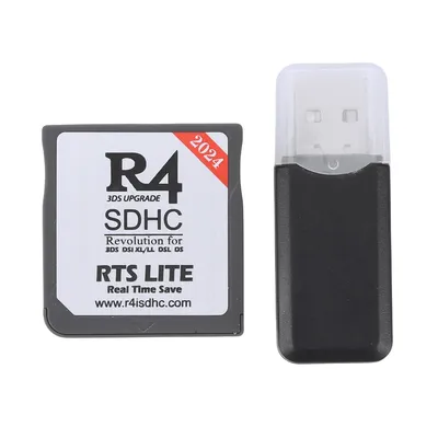 2024 New For R4I SDHC R4 NDS Card Adapter Gold White Silver Portable Flashcard Use FAT16/FAT32