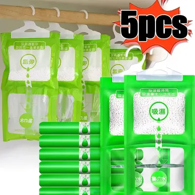 Drying Agent Hygroscopic Anti-Mold Desiccant Bags Anti-humed Hanging Wardrobe Moisture Bag Closet