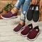 scarpe da donna, scarpe singole da donna morbide in tinta unita, sneaker casual, la moda deve