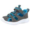 Sandale KANGAROOS "KI-Rock Lite EV", Gr. 28, blau (steel, grau, brilliant, blau), Synthetik, Textil, sportlich, Schuhe