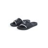Badepantolette CALVIN KLEIN JEANS "FERRIS 1R", Herren, Gr. 46, schwarz-weiß (schwarz, weiß), Synthetik, sportlich, Schuhe, Sommerschuh, Poolslides, Schlappen, für Strand und Schwimmbad