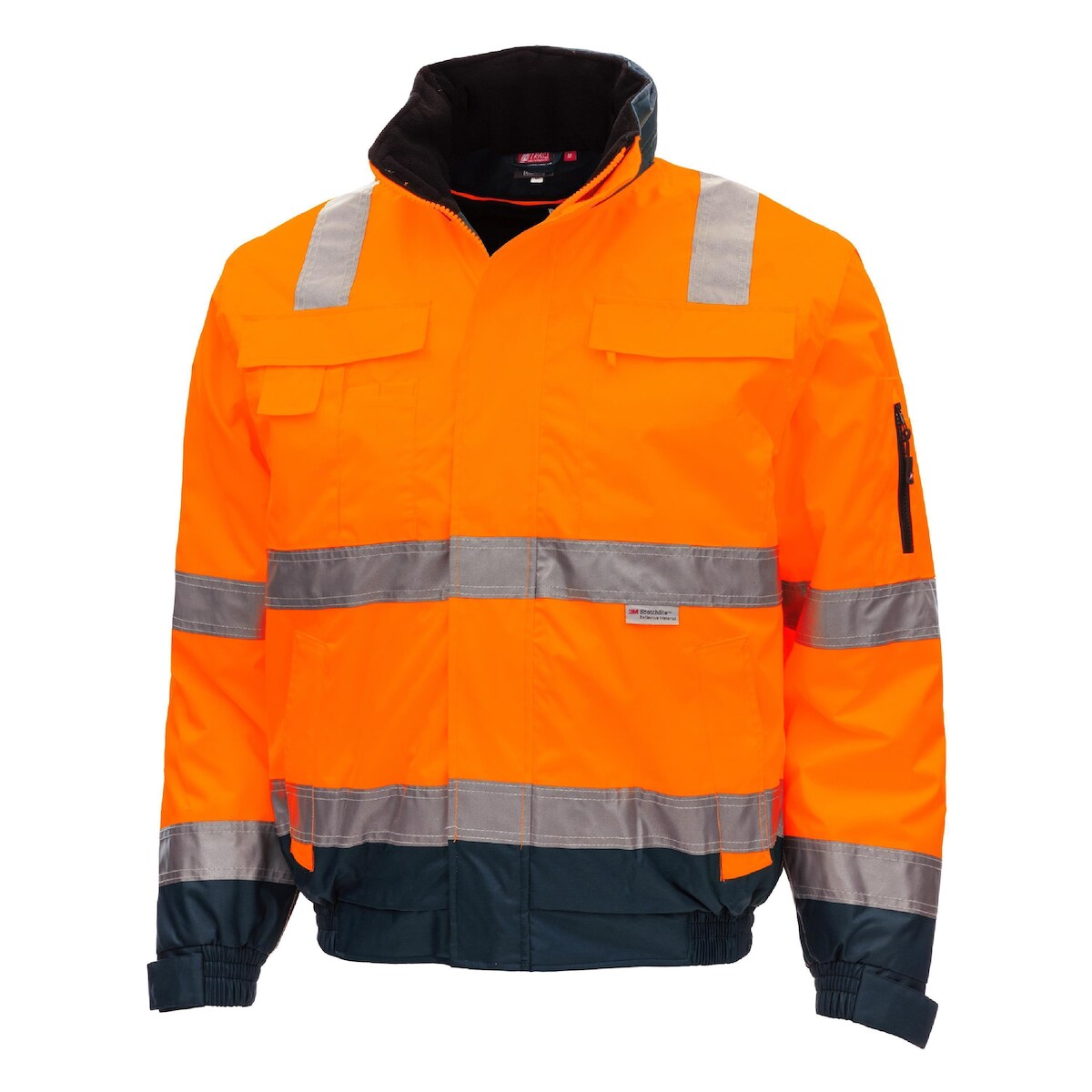 AS Arbeitsschutz Nitras Warnschutz Pilotenjacke | Gr. XL | orange | Warnschutzjacke Image