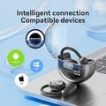m80 vivavoce telefono guida auricolare clip auricolare bluetooth 5.3 design ergonomico suono surround hifi per fitness palestra allenamento telefono cellulare