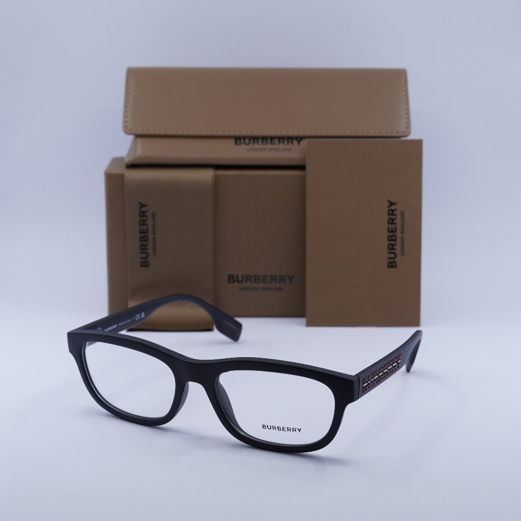Burberry Accessories | Burberry Be2385u 3464 Rectangle Eyeglasses 56mm - Black | Color: Black | Size: 56 - 19 - 145