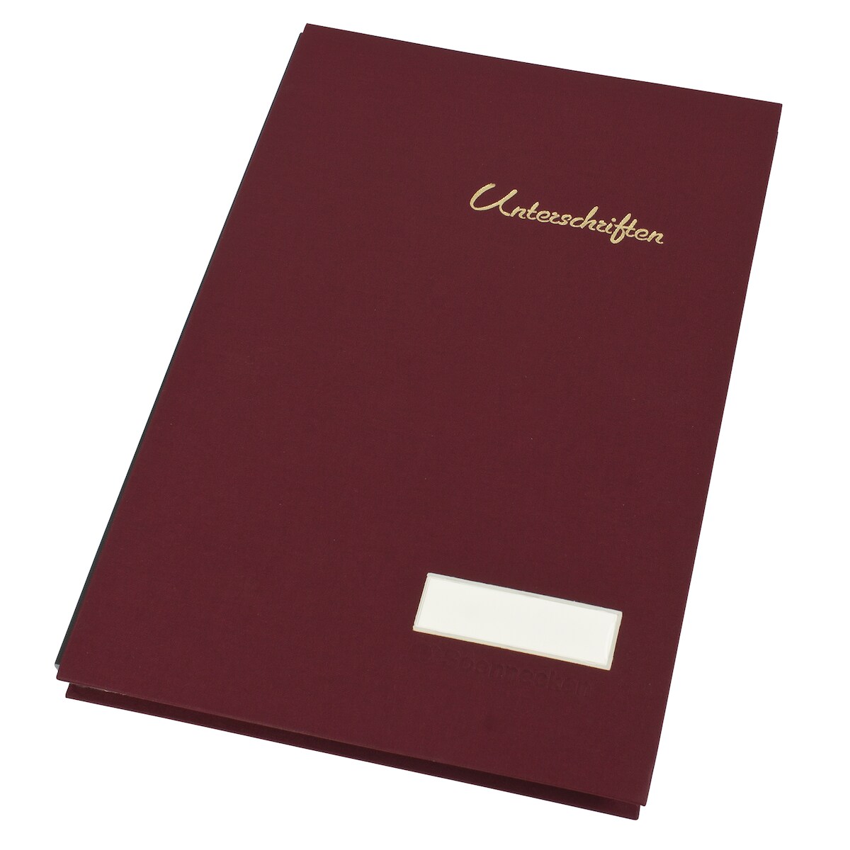 Soennecken Unterschriftsmappe 1492 DIN A4 20 Fächer Leinen rot Image