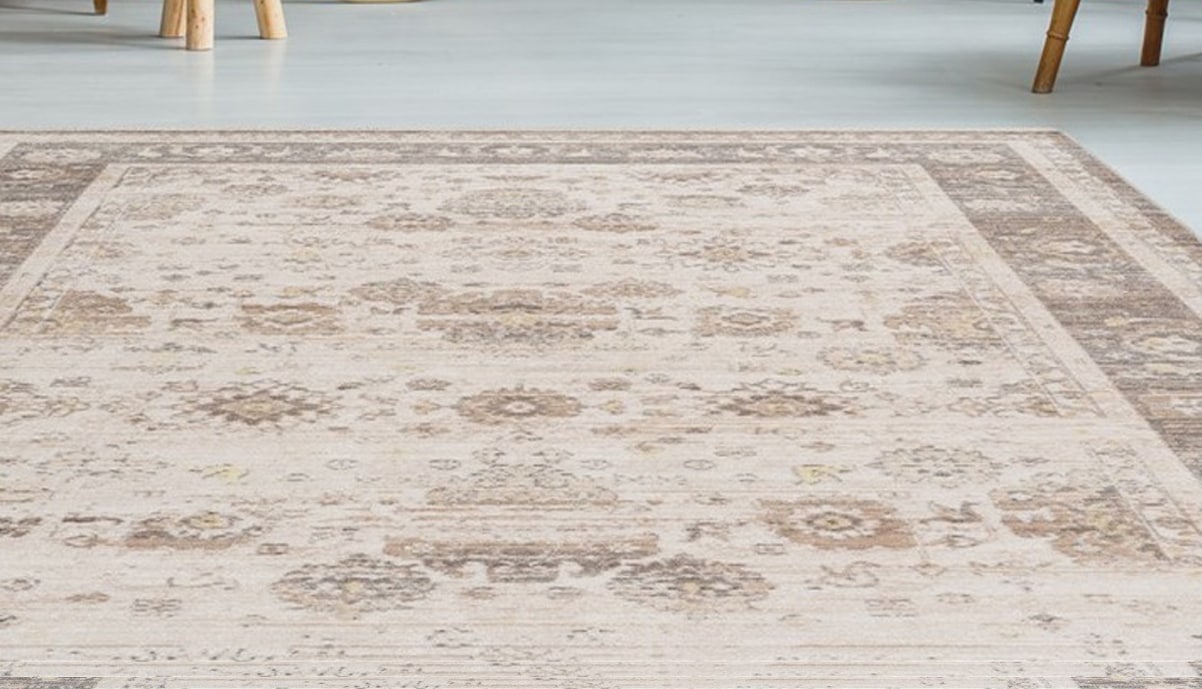 Teppich MY HOME "Merle" Gr. 2, beige, B:80cm H:5mm L:150cm, Kunstfaser, Teppiche, Fransenteppich, Mit Fransen, Wohnzimmer Image