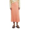 Webrock MARC O'POLO "aus Viskose-Stretch", Damen, Gr. 44, orange (mellow peach), Obermaterial: 96% Viskose, 4% Elasthan; Futter: 100% Nicht verfügbar, unifarben, casual, ausgestellt wadenlang, Röcke