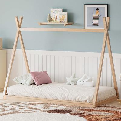 Exquisite Montessori Style Kids' Dream Tent Bed for Peaceful Slumber