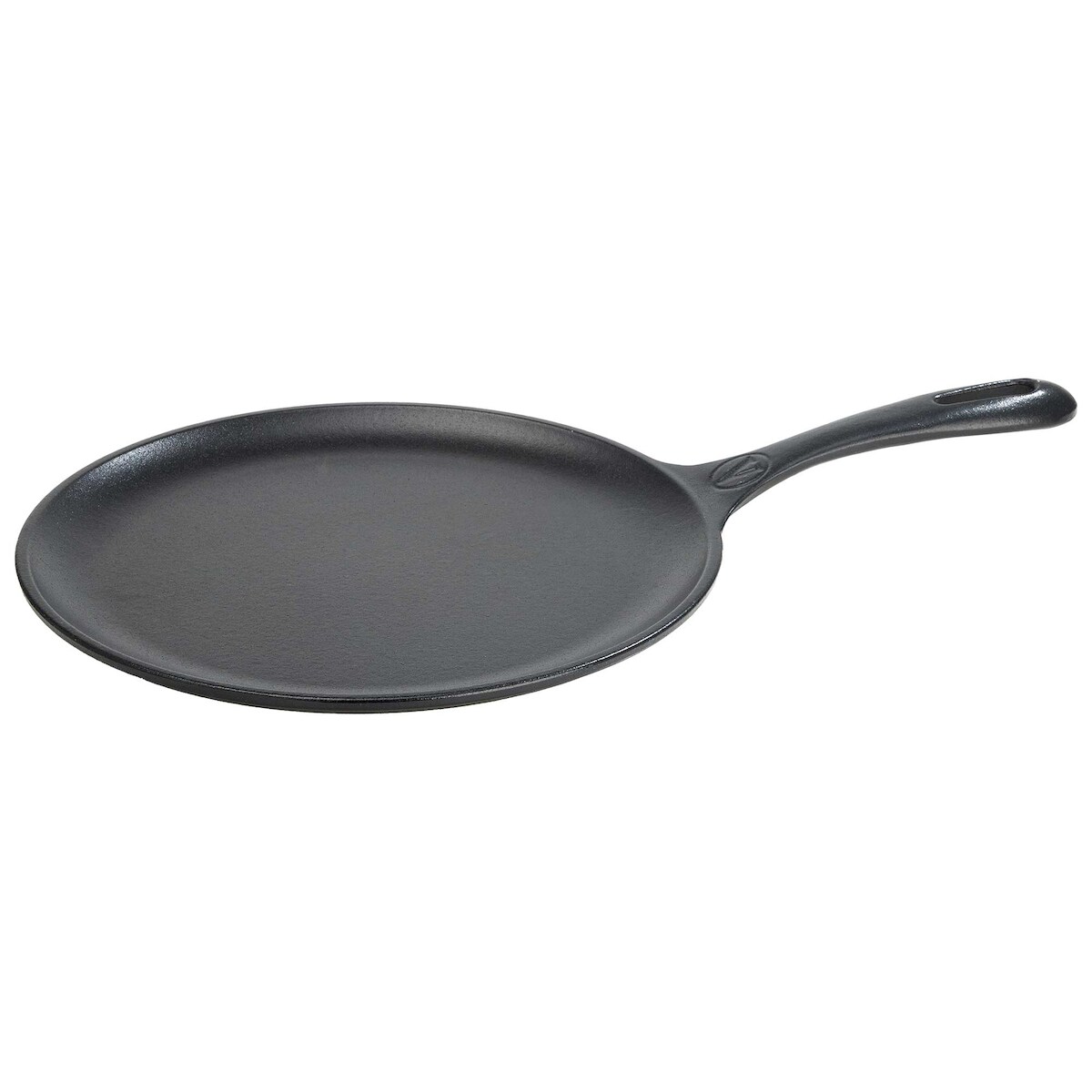 Victoria Grillplatte Emaillierte Gusseisen Comal Pizza-Pfanne 26cm Induktion, Feuer Grill, VIC-34504, Schwarz Image