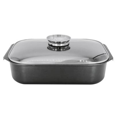 Aromabräter 5,5 l mit Glasdeckel & Aromaknopf 34,5 cm KARL KRÜGER Image