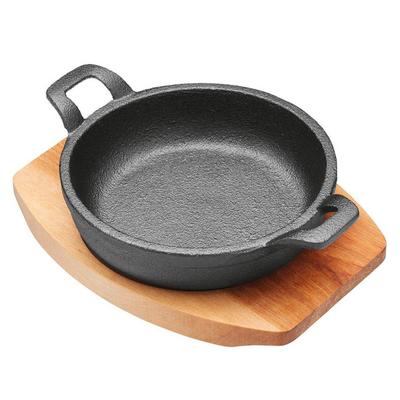 Servierpfanne Ø 18 cm mit Holzteller KARL KRÜGER Image