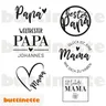 Plotterdatei Mama & Papa