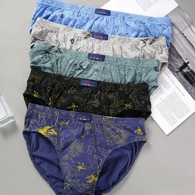 2er-Pack Herren-Unterwäsche aus 100 % Baumwolle, lockere Passform, bequem, atmungsaktiv, feuchtigkeitsableitend, bedruckte Boxershorts in Übergröße erhältlich Image