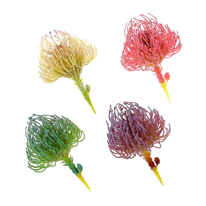 Wusmart Yu Die Hua Große künstliche Sukkulenten Pflanzen DIY Blumenarrangement Zubehör Desktop Mini Bonsai Blumenkopf Image