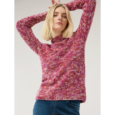 Walbusch Damen Leichtgewicht-Pullover Pink mehrfarbig Image