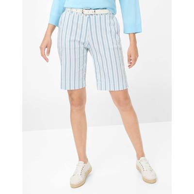 Bermudas BRAX "Style MIA B", Damen, Gr. 36, Normalgrößen, blau, 75% Baumwolle, 24% Polyamid, 1% Elasthan, Hosen Image