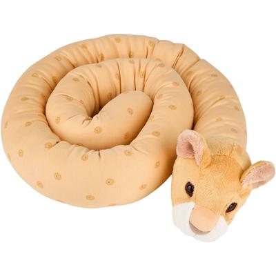 Nestchenschlange STERNTALER "Löwe Leo", gelb (ocker), Obermaterial: 100% Polyester. Obermaterial 2: 100% Baumwolle. Wattierung: 100% Polyester, Bettnestchen Image