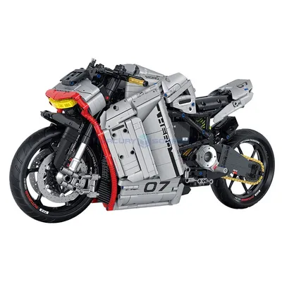 Tesila SR-X Heavy Locomotive Vehicle Modellbausteine MOC 60507 Motorrad Roller Blocks Kit High Tech Image