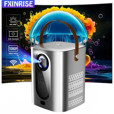 2025 Neuer 1080P 650ANSI 4K Android11 L018 Projektor mit automatischem Keystone-Korrekturfokus Wifi6 Image