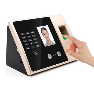 Intelligent Biometric Fingerprint Time Attendance Machine with HD Display Screen Time Clock Support