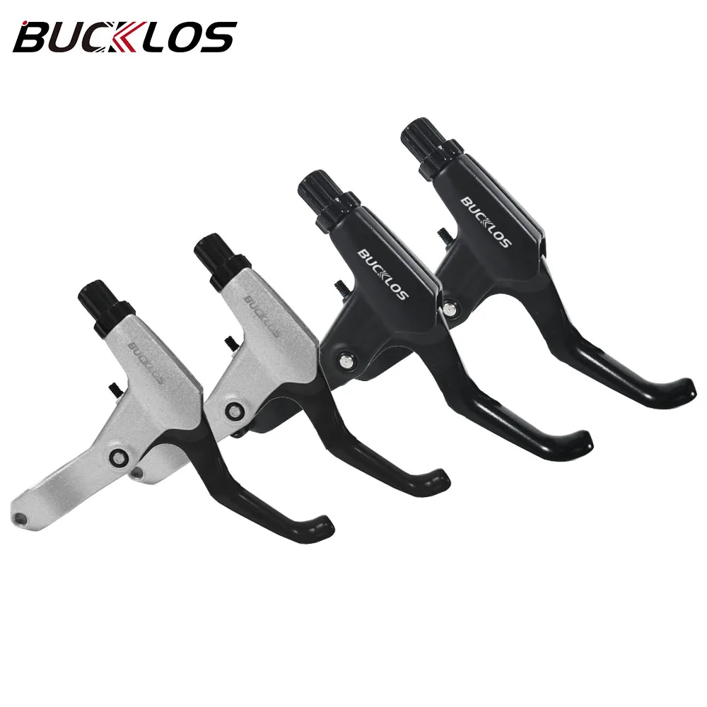 BUCKLOS MTB Bike Brake Lever Bicycle Disc Brake Handles Aluminium Alloy Mountain Road Bike Brake Levers Brake Cycling Part