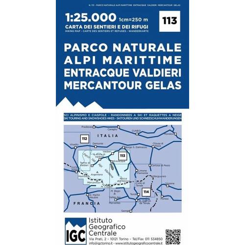 IGC Wanderkarte Alpi Marittime