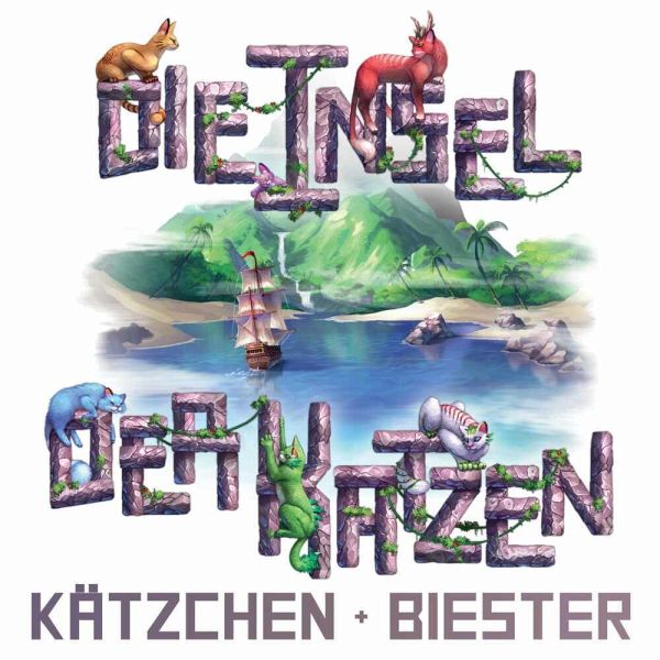 Asmodee SKED0009 - Die Insel der Katzen, Kätzchen und Biester, Erweiterung - Skellig Games / Spiel direkt