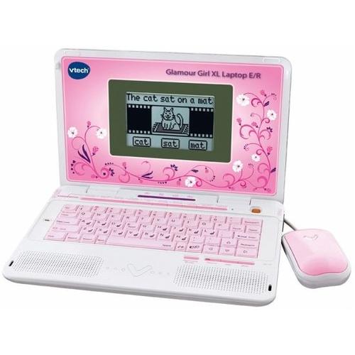 VTech 80-117964 - Glamour Girl XL Laptop, Lerncomputer E/R - VTech