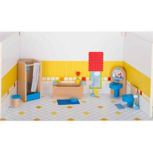 Goki 51903 - Puppenmöbel Badezimmer - Gollnest & Kiesel