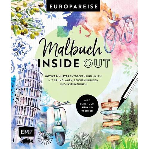 Malbuch Inside Out: Watercolor Europareise