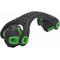 Schildkröt 960150 - Fitness Massage Roller, Selbstmassage Roller, Körpermassageroller, Faszienroller, schwarz-grün, 2 Noppen-Rollen Ø 55mm,