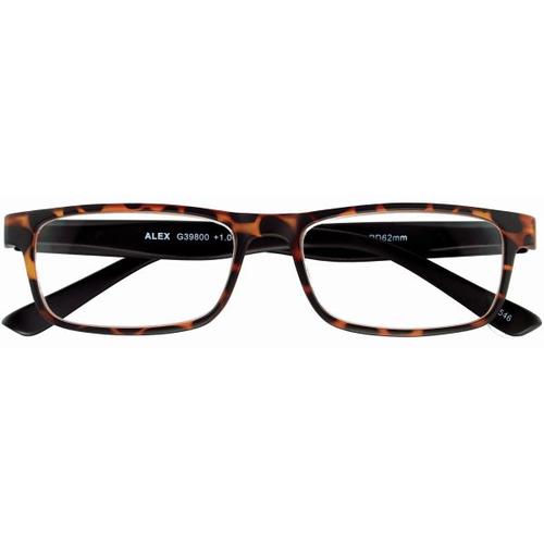 Lesebrille ALEX, havanna, +3.50 dpt