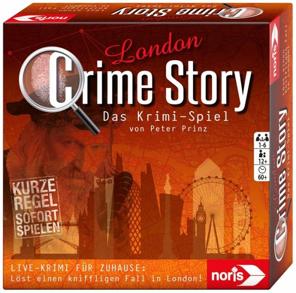 Noris 606201970 - Crime Story London, Detektiv Spiel, Kartenspiel - Noris Spiele
