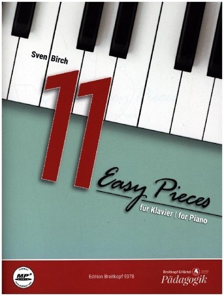 11 Easy Pieces für Klavier - Sven Birch