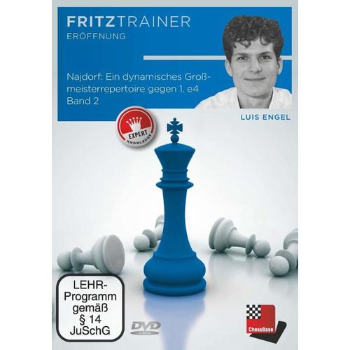 Luis Engel: Najdorf - Ein dynamisches Großmeisterrepertoire gegen 1. e4 - Band 2, DVD-ROM - ChessBase Image